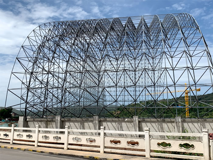 虎林山寨矿储煤棚网架